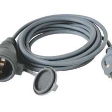 Hosszabító szürke gummírozott 3x1,5mm 20méter