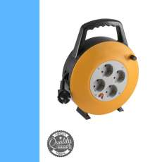 HJR 3-10 Kábeldob, 4 földelt aljzat, 10 m