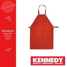 Kennedy Krómbőr csatos kötény piros hegesztő kötény 60x90 cm