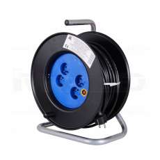 IWELD Kábeldob 4 földelt aljzattal (40m, kék)