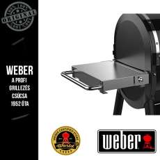 WEBER Rozsdamentes acél lehajtható oldalasztal SmokeFire grillekhez