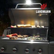 Landmann GRILL LÁMPA LEDES 3,7V FEKETE