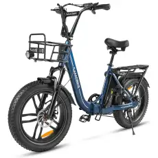 SAMEBIKE C05PRO Összecsukható Elektromos Kerékpár 20" Sötétkék 500W | 470Wh