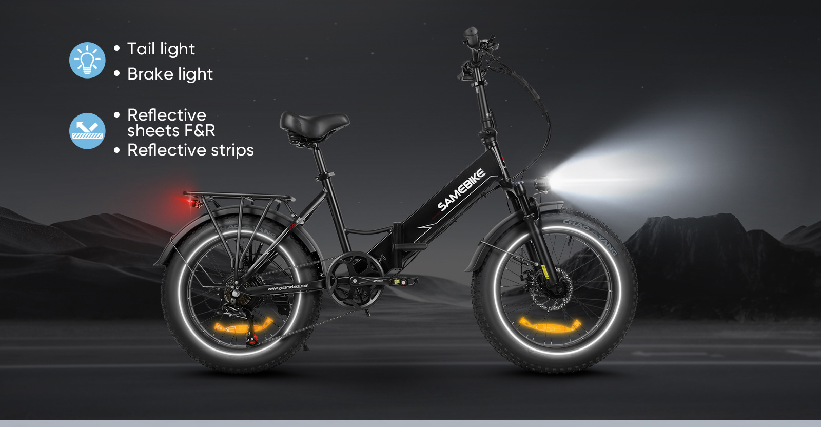 Samebike LOTDM200-II-Elektromos Kerekpar 14