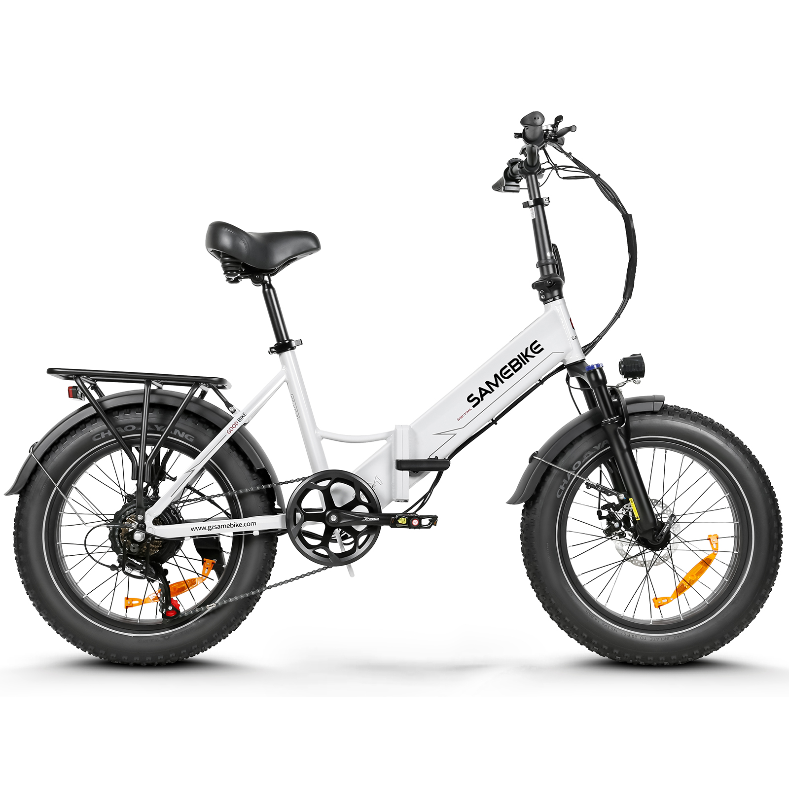 Samebike LOTDM200-II-Elektromos Kerekpar Feher 3