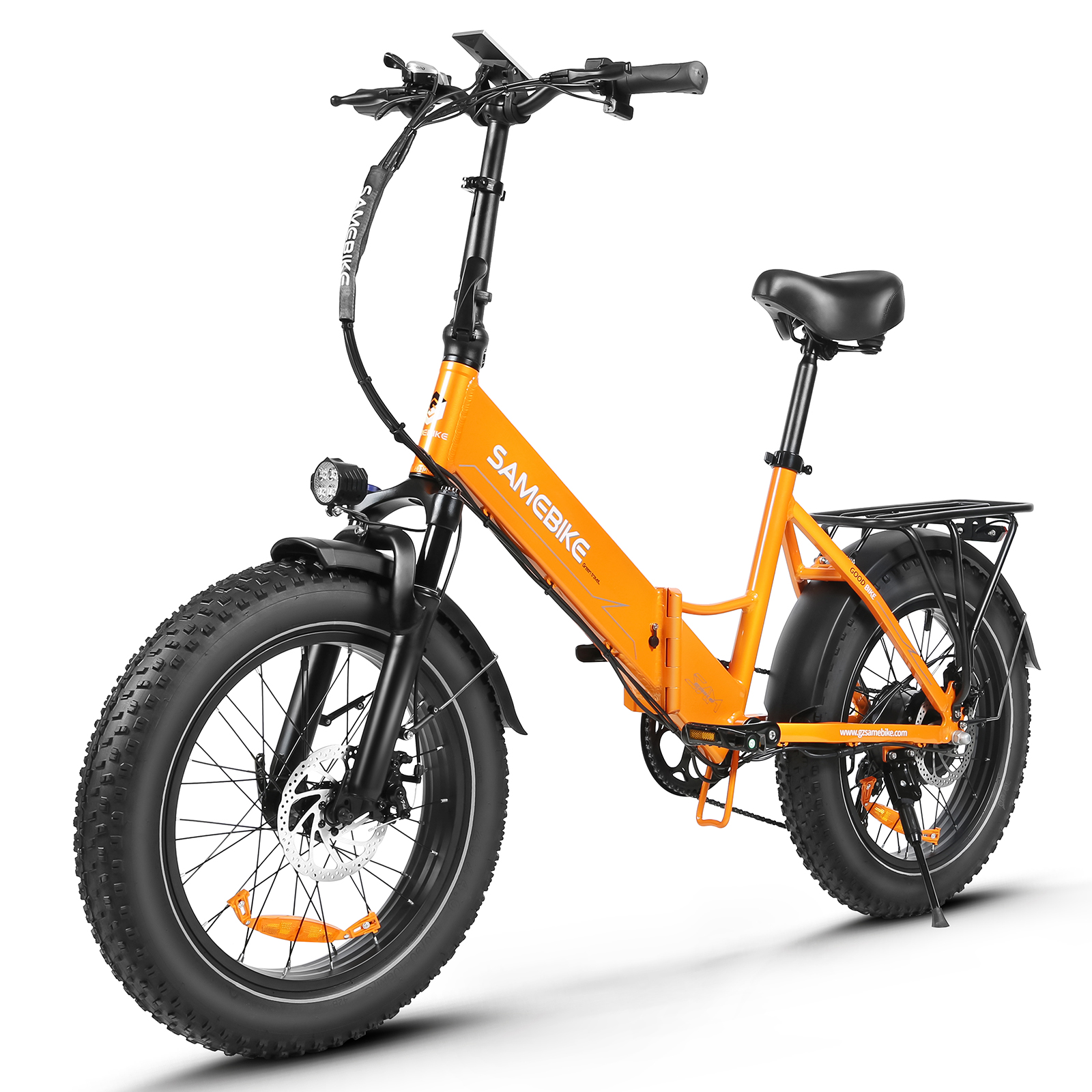Samebike LOTDM200-II-Elektromos Kerekpar Narancs 3