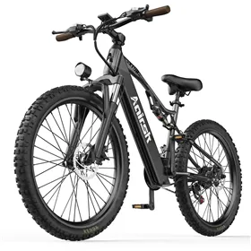 AAIRSK XT90 Elektromos Kerékpár 26" Fekete | Sötét ezüst 960Wh