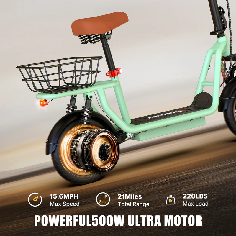 Iscooter I12 Green Elektromos Roller 007