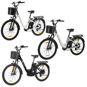 TTGO C2PRO Elektromos Kerékpár 26" Fekete|Fehér|Kék|Ezüst 648Wh