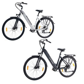 TTGO HZ-28ST Elektromos Kerékpár 28" Fekete|Fehér 720Wh