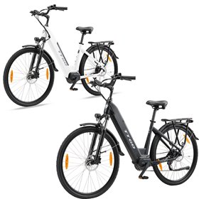TTGO ZZ-28ST Középmotoros Elektromos Kerékpár 28" Fekete|Fehér 720Wh
