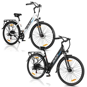 VARUN S700-2 Elektromos Kerékpár 27,5" Fekete|Fehér| 500Wh
