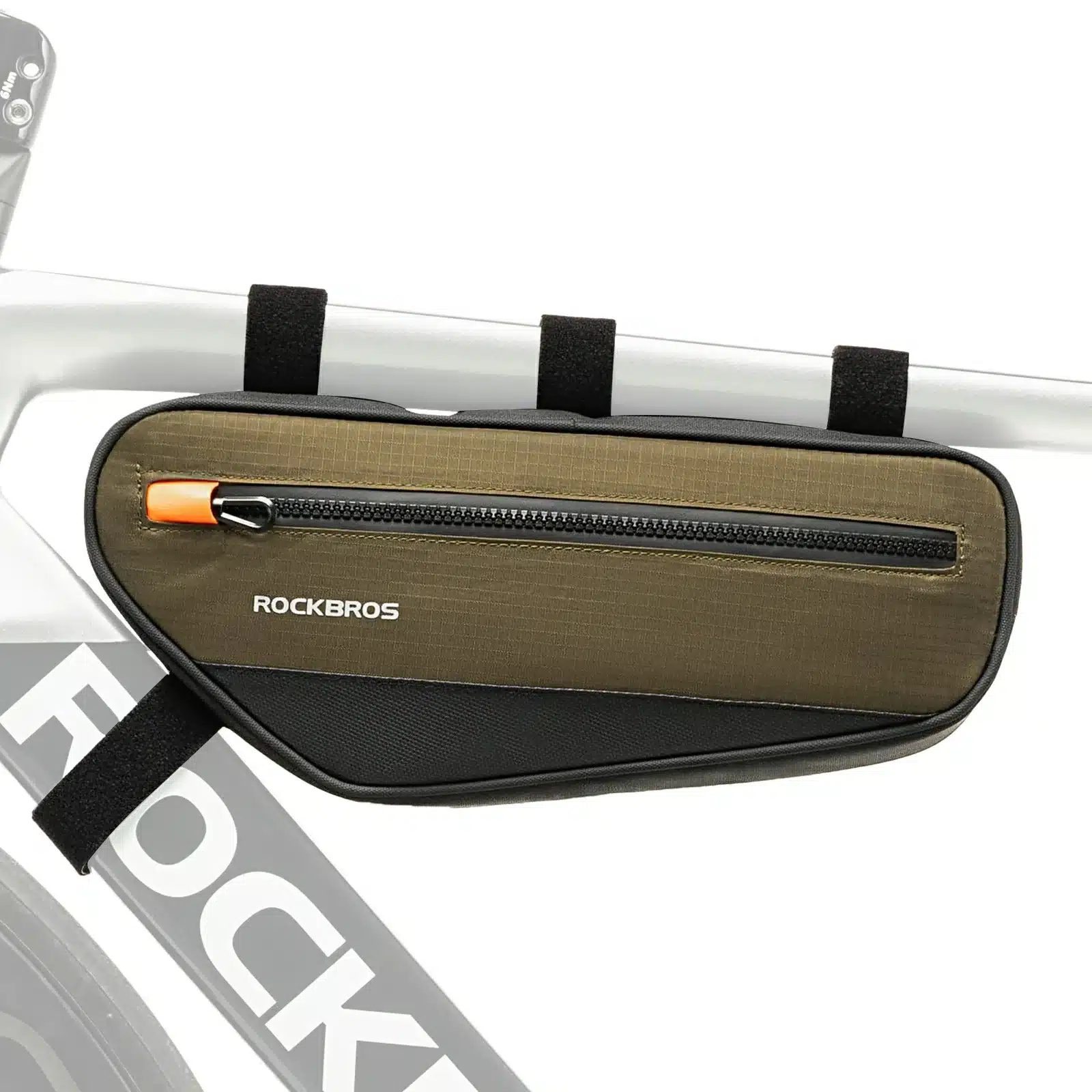 ROCKBROS Kerékpár váz táska háromszög alakú 1,7L, kerékpár felsőcső táska fényvisszaverő