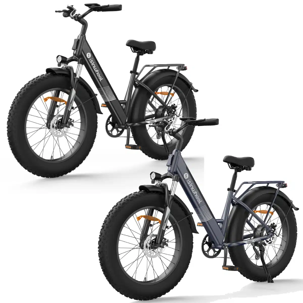 ISINWHEEl M60 Elektromos Kerékpár 26" Fekete|Kékeslila 625Wh