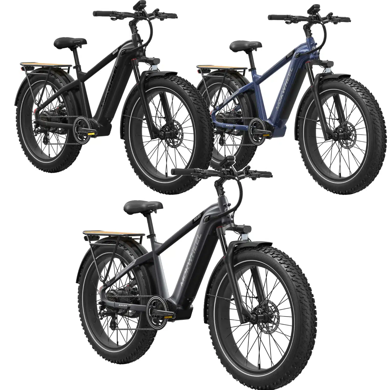 MOKWHEEL Basalt 2.0 Elektromos Kerékpár 26" Sötétezüst|Metálkék|Fekete 940Wh