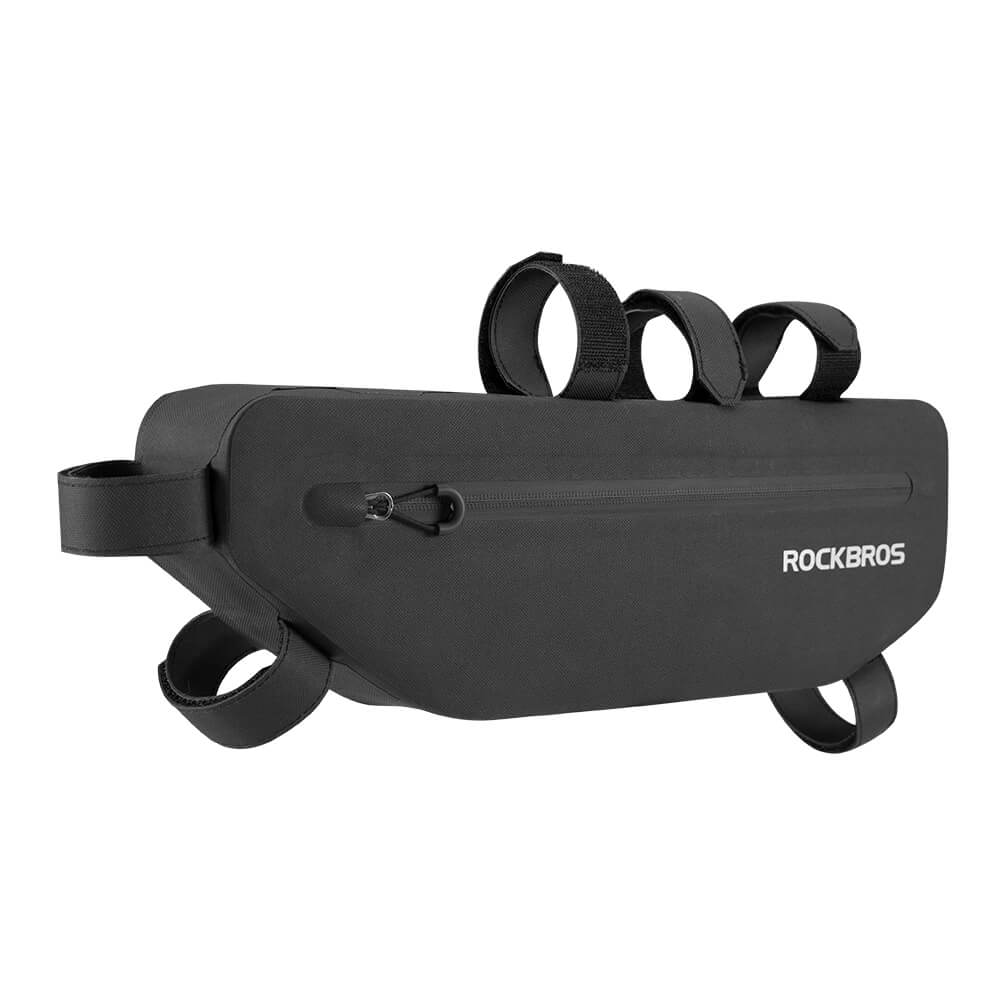 ROCKBROS 4L Vízlepergető Váz Táska Háromszög Táska Fekete