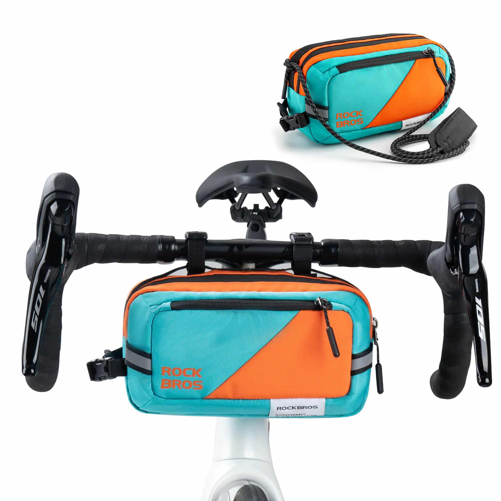 ROCKBROS Kerékpár Kormánytáska Vállpánttal 2,5L Válltáska