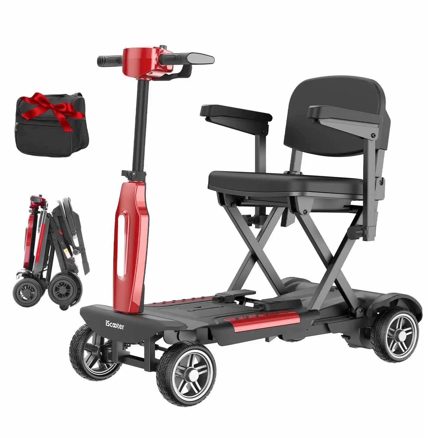 ISC X11 Elektromos 4 kerekű robogó Piros 250W