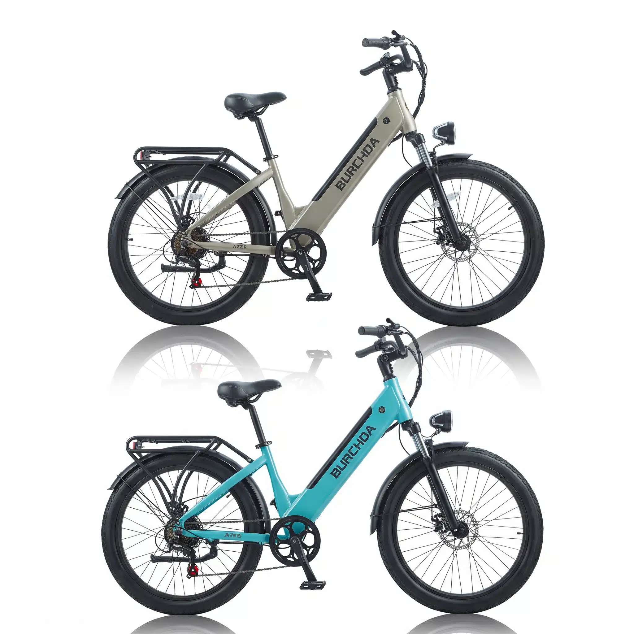 Burchada AZ26 Elektromos Kerékpár 26" Kék|Homokszín 960Wh