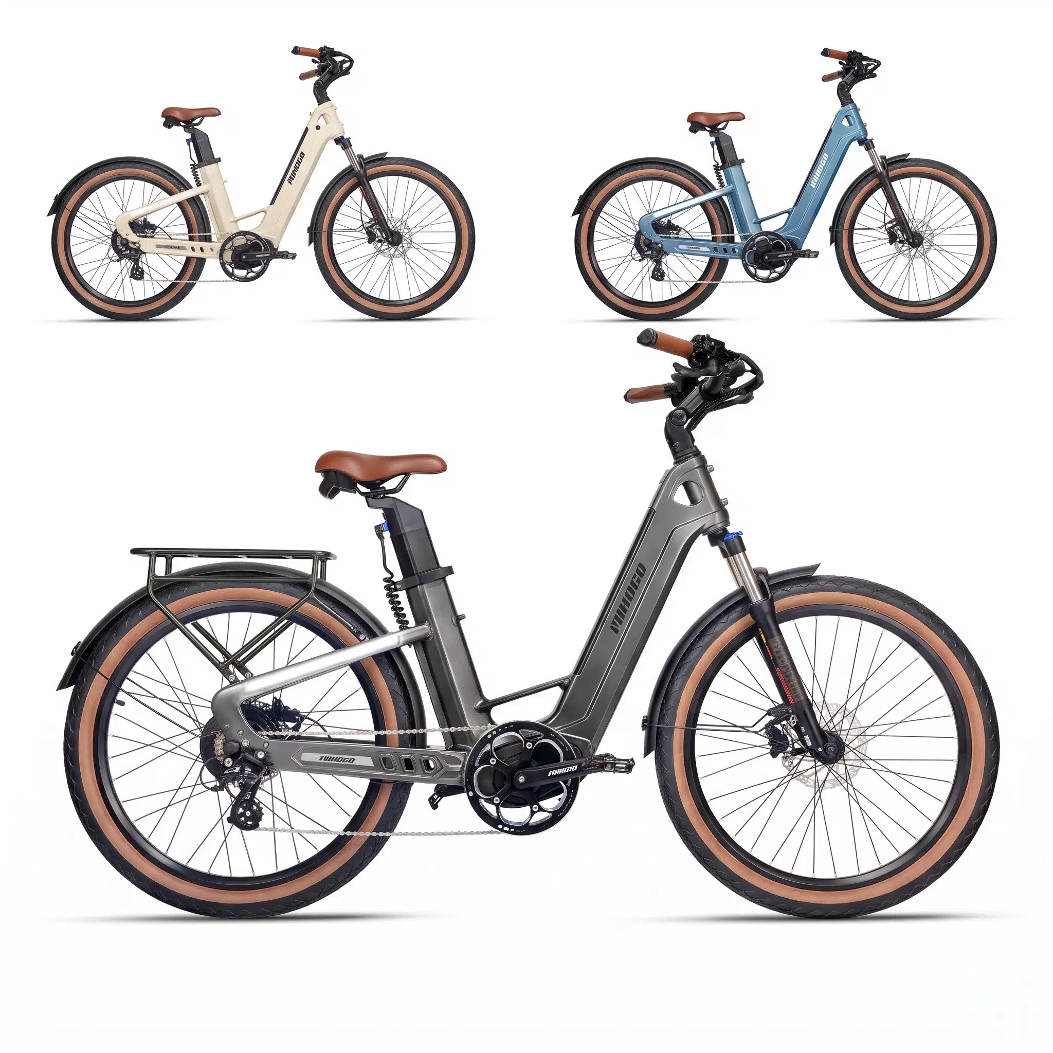 MIHIGO AIR750 Elektromos Kerékpár beépített DUPLA Akkuval 26" 960Wh